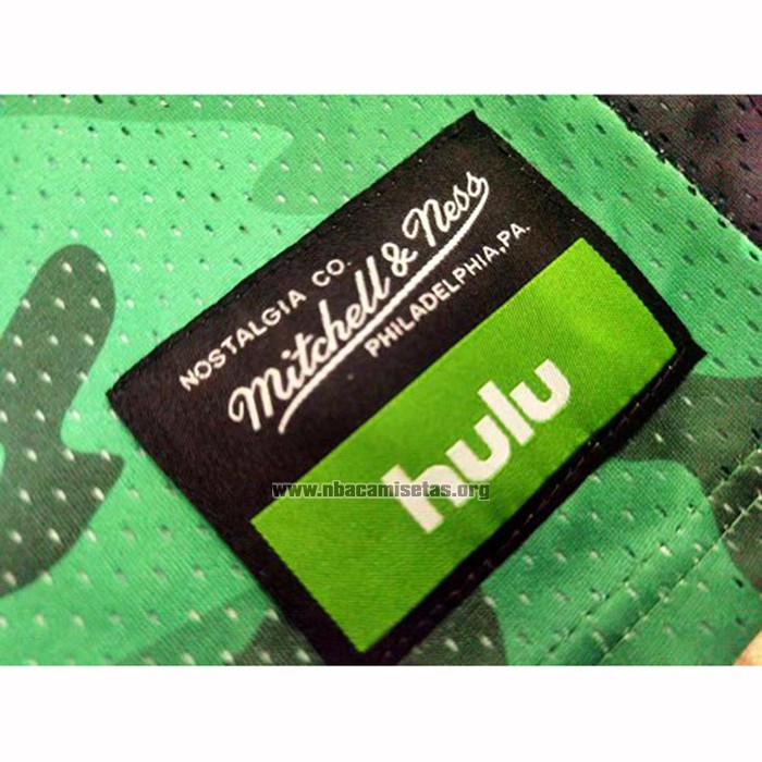 Camiseta Hulu Mesh Mitchell & Ness Verde
